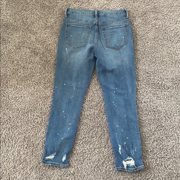 Gap Splatter Paint Jeans, Size 24 - Picture 2 of 4
